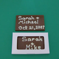 Chocolate Message Card Chocolate Message Card